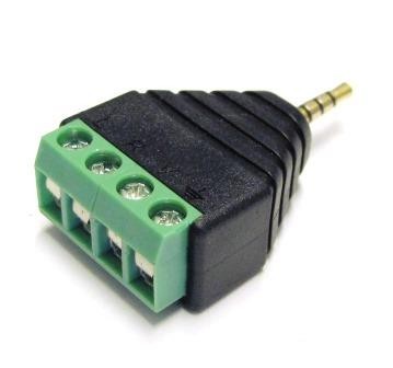 Adattatore 2.5mm 4 canali 2.5 Terminal Block No Saldatura A VITE blocco