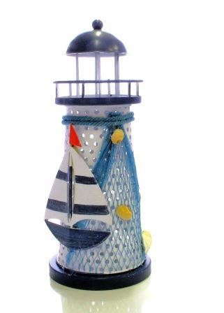 FARO METALLICO CON LUCE M-02
