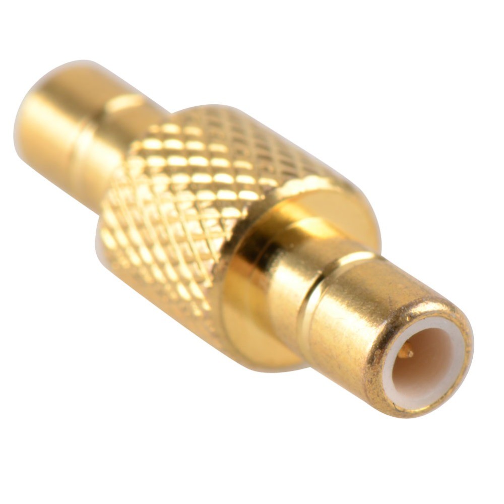 CONNETTORE PLUG Adattatore PASSANTE ANTENNA SMB J(m)/J(m) diretto 50?? RF