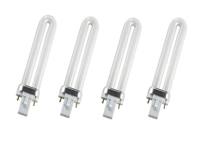 kit 4 pezzi di Bulbi 9W 365nm per Lampada UV Professionali da 36watt
