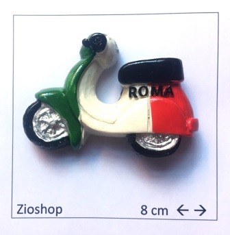 Calamita Magnete Frigo Fridge Magnets ROMA MOTORINO TRICOLORE