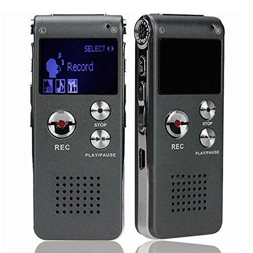 Registratore digitale dittafono lettore Mp3 650Hr memoria 8GB integrata