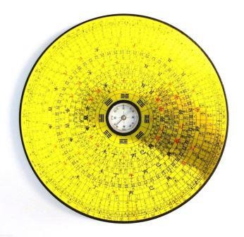 Bussola tradizionale FengShui Bioenergia arte geomantica taoista Diametro 20 cm