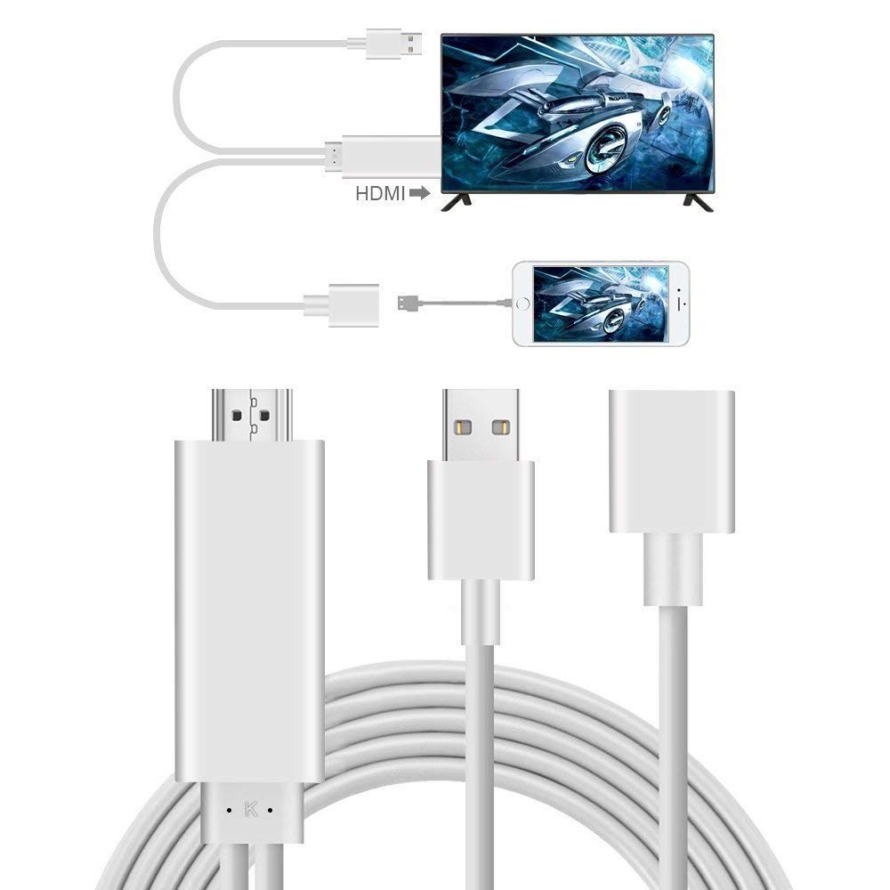 Cavo video HDMI a USB F universal compatibile iphone TYPE-C e Micro 5 PIN DELUX