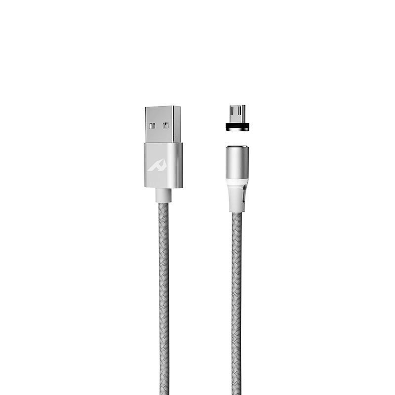 Home - CAVO RIVESTITO NYLON USB MICROUSB MAGNETICO LED 2.4A CB-211