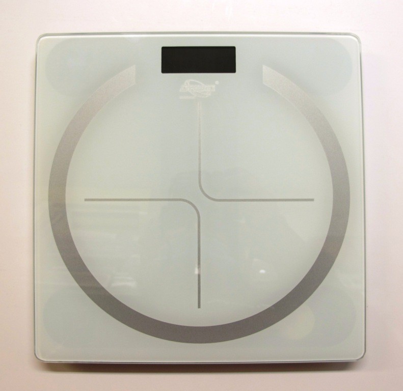 BILANCIA PESAPERSONA DIGITALE  ELETTRONICA PURE WHITE LCD DISPLAY MAX 180KG B26