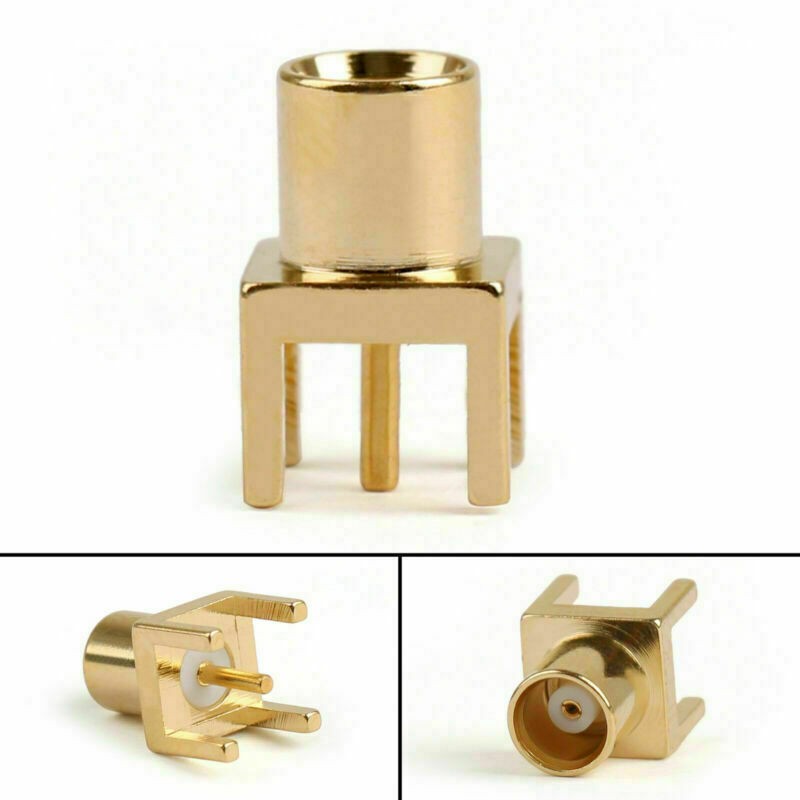 CONNETTORE COASSIALE MCX FEMMINA DRITTO PCB