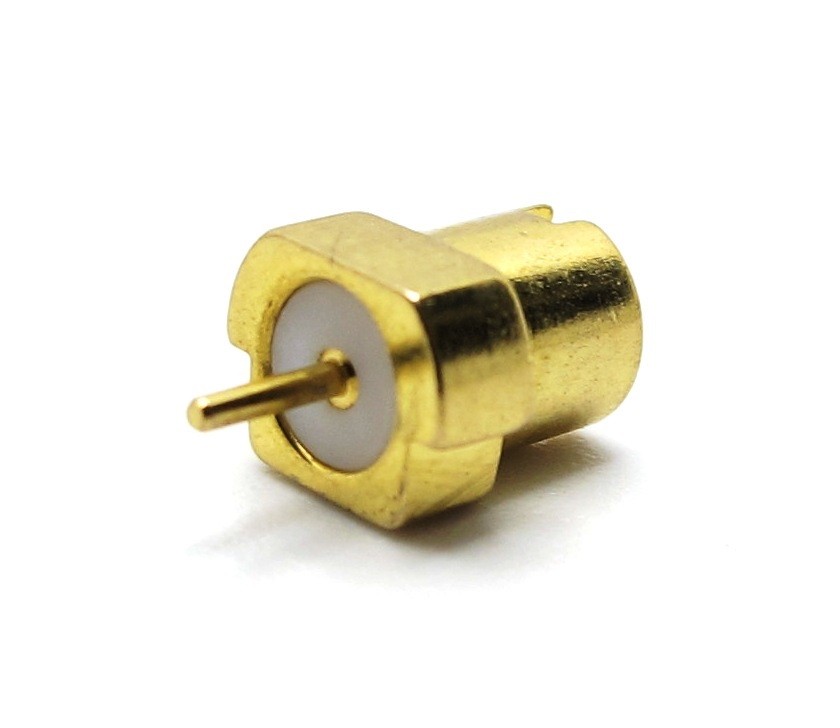 CONNETTORE COASSIALE MCX FEMMINA PCB SOLDER MCX KE DRITTO