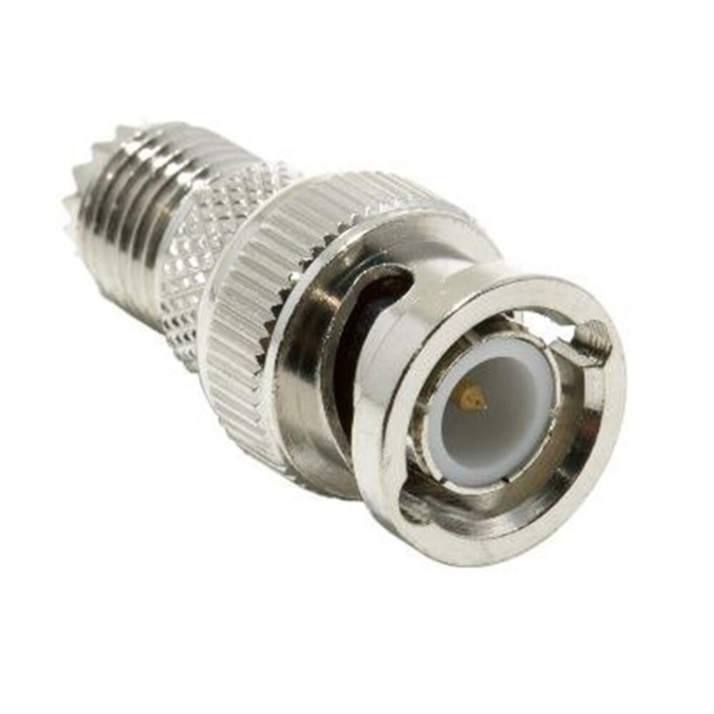 CONNETTORE COASSIALE ADATTATORE DA BNC MASCHIO A MINI UHF FEMMINA
