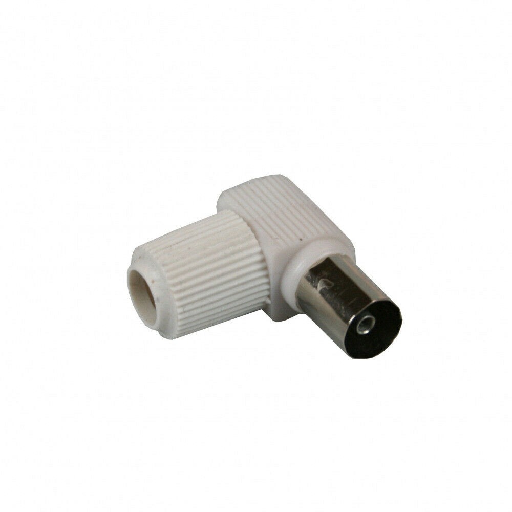 CONNETTORE ANGOLARE ANTENNA TV DVB-T2 FEMMINA DIY