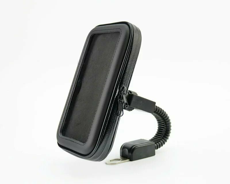 PORTA CELLULARE SUPPORTO MOTO SCOOTER BICI SUPPORTO SPECCHIETTO IMPERMEABILE 5.5" 6.3