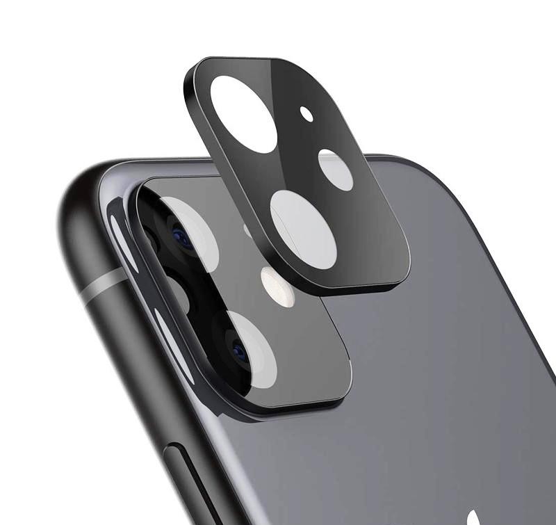 Vetro temperato Fotocamera iPhone 11 6.1,Nero o Argento Pellicola Protettore Anti-graffio/Anti-Olio/Anti-Polvere