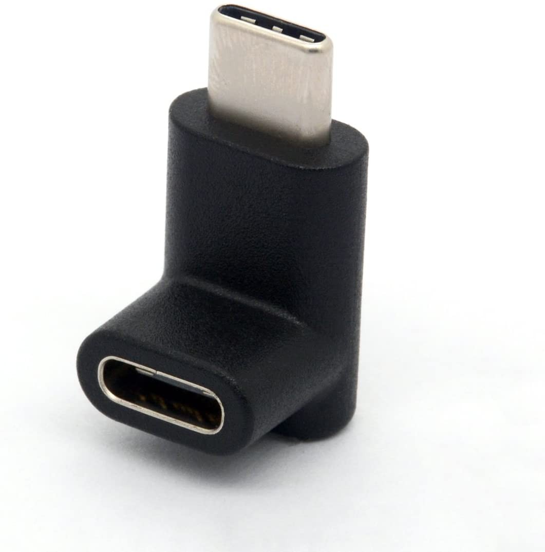 ADATTATORE DA TYPE-C DA MASCHIO A FEMMINA ANGOLARE SMARTPHONE NOTEBOOK TABLET