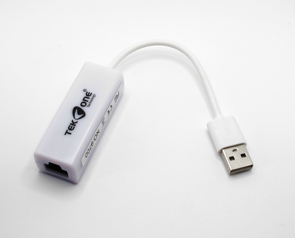 Adattatore USB 2.0 LAN ETHERNET 10/100Mbps RD9700 COMPATIBILE WINDOWS 10/11