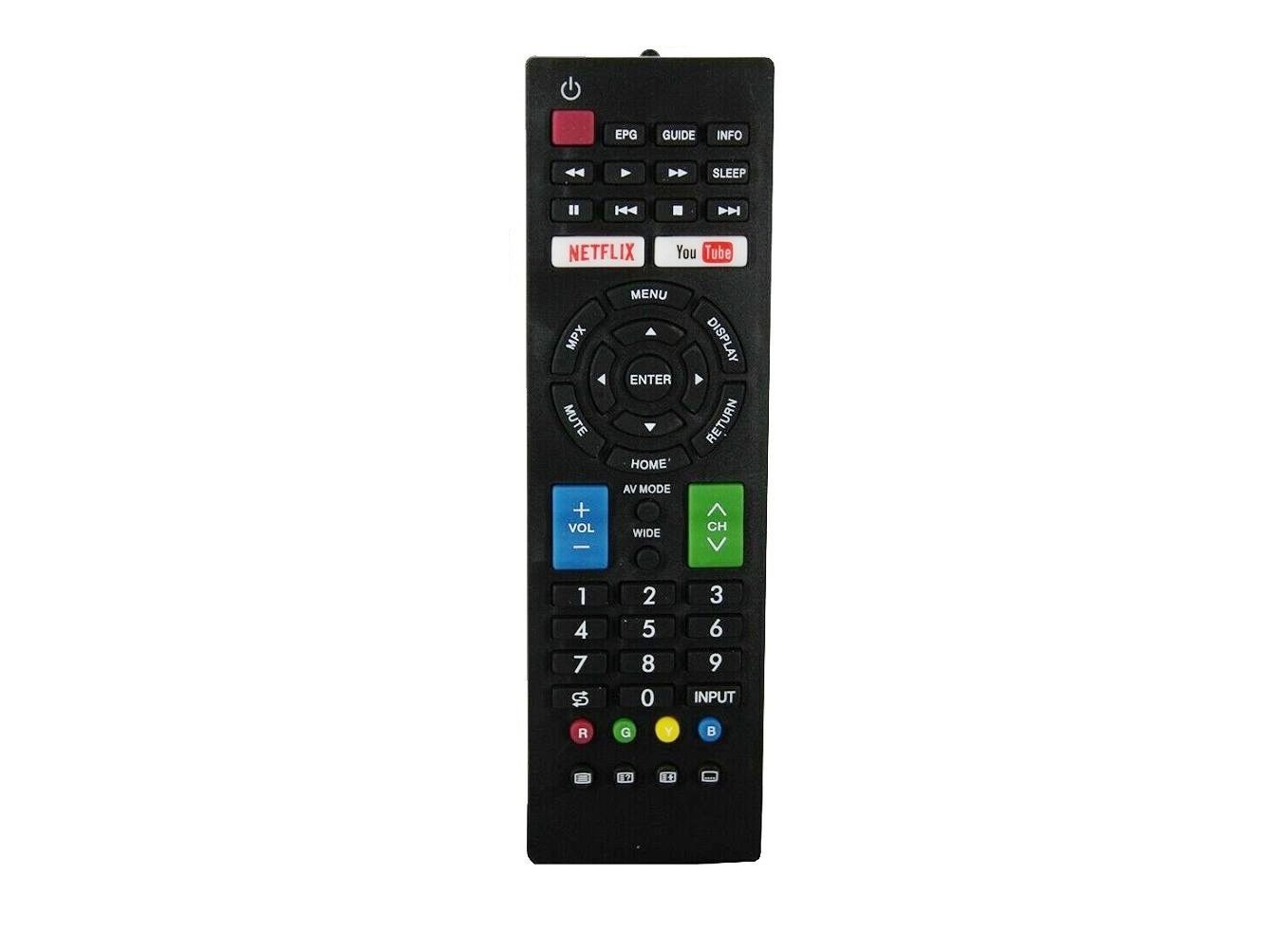 TELECOMANDO UNIVERSALE COMPATIBILE TV SHARP UNIVERSAL REMOTE CONTROL SMART LCD