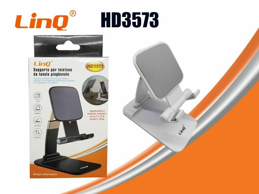 Supporto Staffa Pieghevole Da Tavolo Scrivania Per Smartphone 