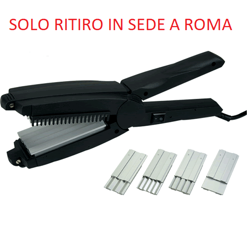 PIASTRA PROFESSIONALE IN ACCIAIO INTERCAMBIABILE LISCIO FRISE' JDL-44
