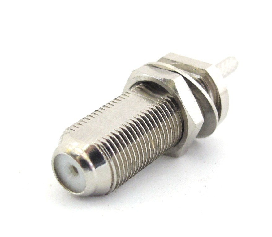 CONNETTORE SAT TIPO F SOLDER A PANNELLO