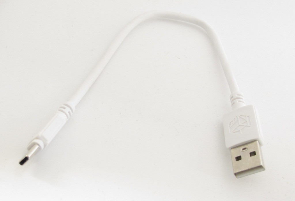 CAVO USB 2.0 TYPE-C 20Cm MAX 2.4A BIANCO
