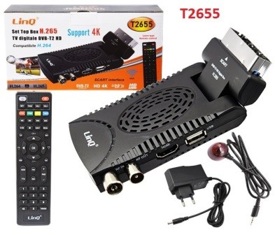 DECODER MINI DIGITALE TERRESTRE DVB T2/T3 SCART  USB HDMI HD  CON TELECOMANDO