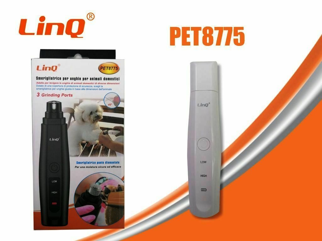 Fresa Taglia Lima Unghie Animali Cani Gatto Artigli Elettrico Professionale
