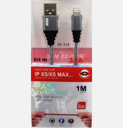 PHONEZONE - CAVO LIGHTNING 1Mt 3.1A BZX-101  