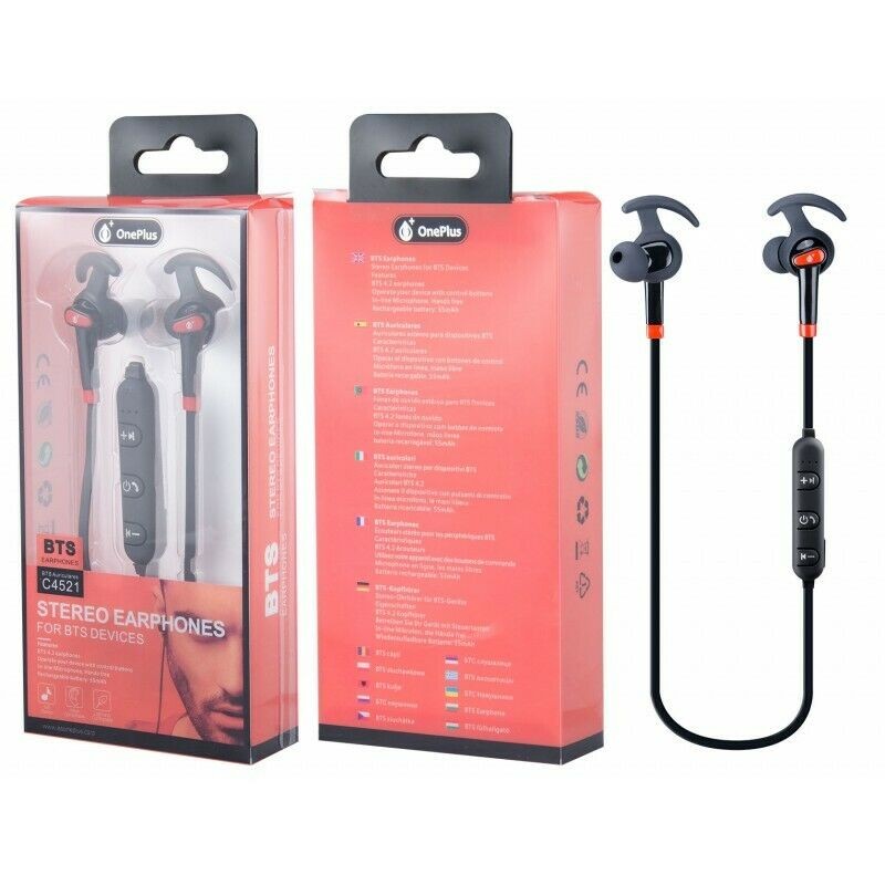 AURICOLARI BLUETOOTH   SPORT CUFFIE WIRELESS PER SAMSUNG IPHONE HUAWEI