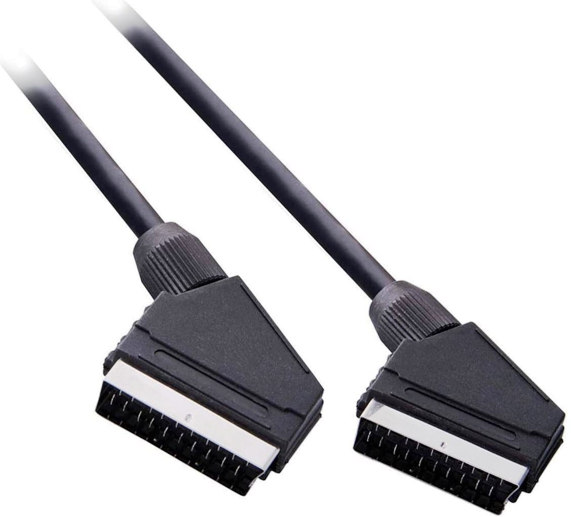 CAVO SCART EUROCONNETTORE 21 PIN MASCHIO/MASCHIO 1.50MT 