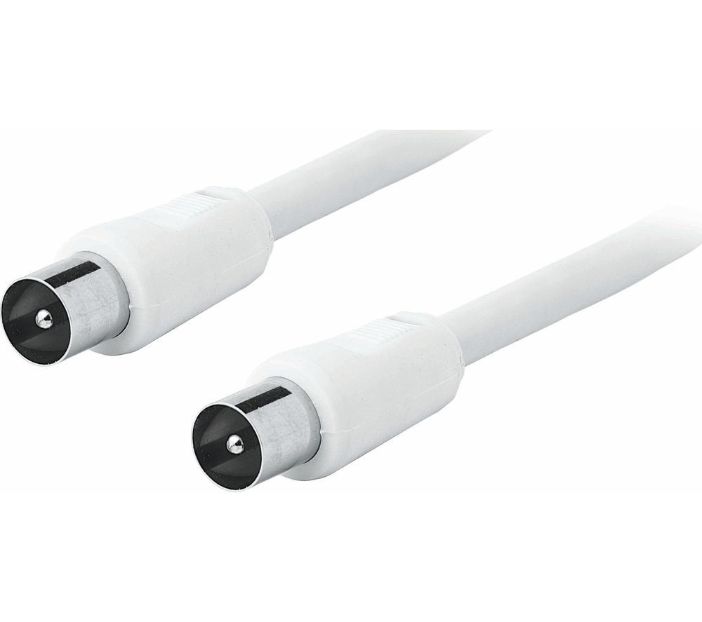 CAVO ANTENNA TV COASSIALE DVB-T2 BIANCO 3MT MASCHIO-MASCHIO