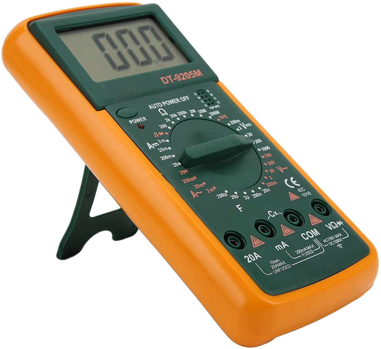 DT-9205M LCD Multimetro digitale Voltmetro portatile Ohmmetro Amperometro Tester