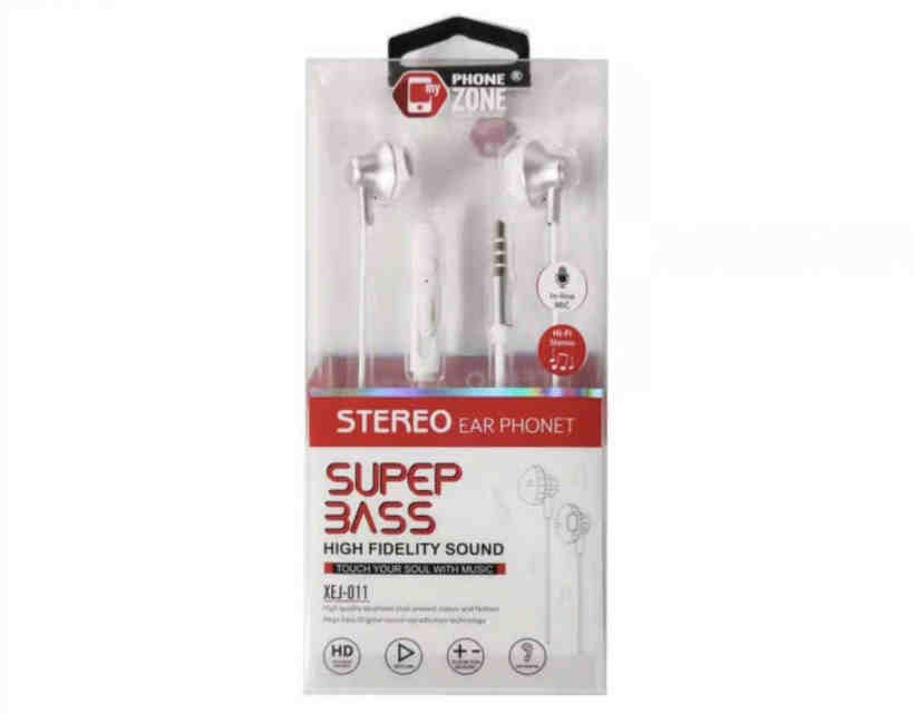 CUFFIE AURICOLARI COMFORT ALUMINIUM EARPHONE STEREO CON MICROFONO  