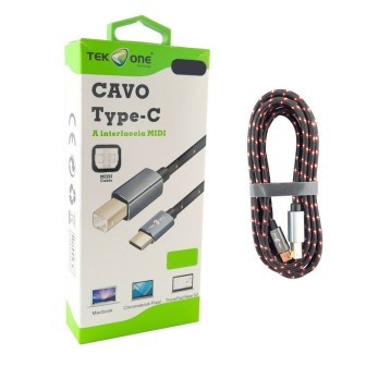 CAVO USB TIPO TYPE C A INTERFACCIA TYPE B MIDI 1,5 METRI 