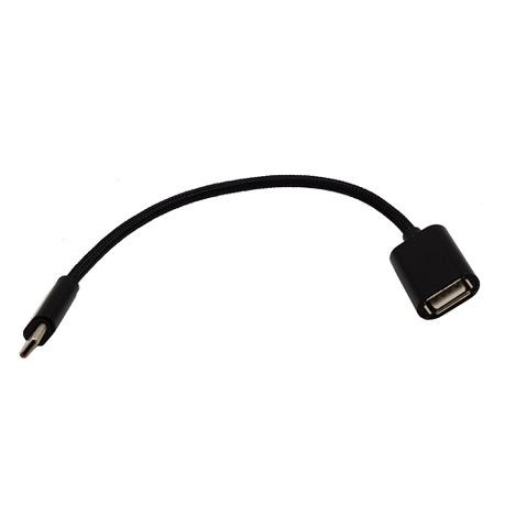 Cavo Adattatore OTG  Type-C Maschio a USB Femmina per Laptop Smart Phone U Disk Mouse