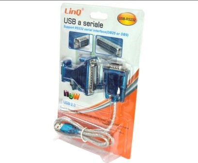 Cavo Adattatore Convertitore Usb Rs232 Porta Seriale Serial Port DB25 / DB9