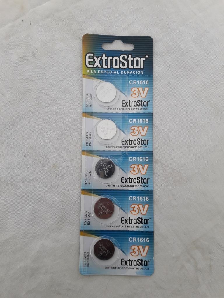 EXTRASTAR BATTERIA A BOTTONE CR1616 LITHIUM BATTERY3V
