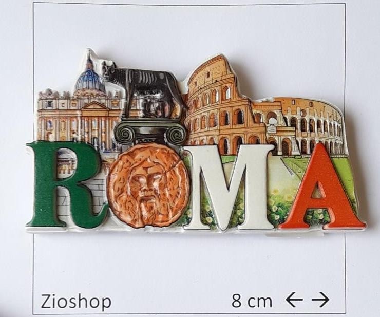 Calamita  Magnete  Souvenir from Italy  "MONUMENTI MISTI IN RESINA"  Fridge Magnets