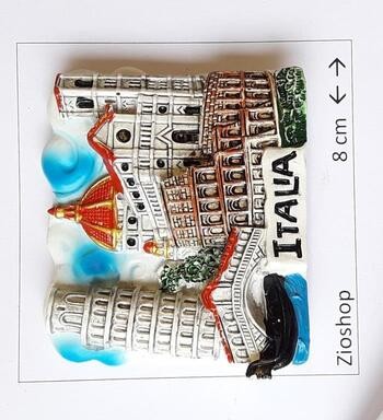 Calamita Frigo Magnete Souvenir Italia Monumenti Fridge Magnets From Italy  
