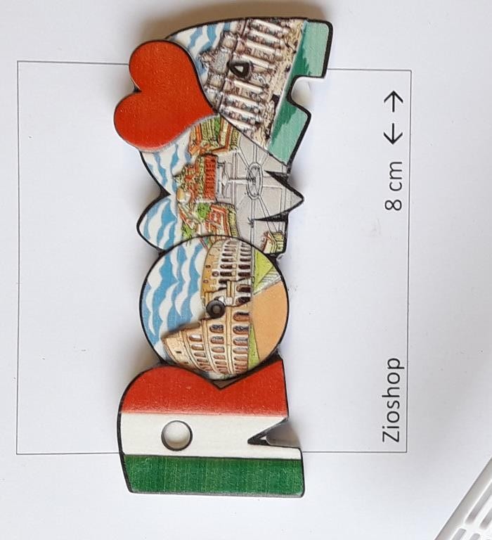 Calamita Frigo Magnete Souvenir Roma Love Fridge Magnet  From Italy Rome