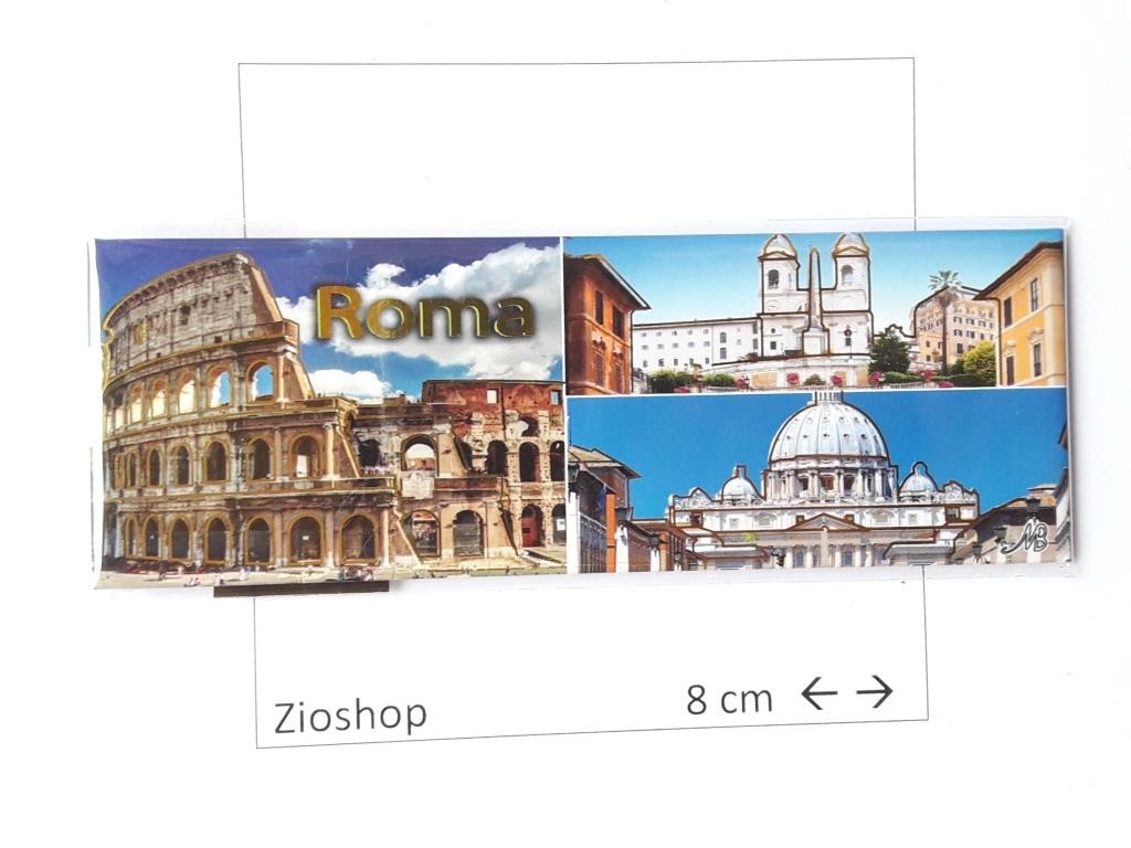Calamita Magnete Frigo Souvenir Stampa Monumenti Roma Fridge Magnets 4022