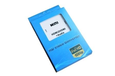 MINI CONVERTITORE DA HDMI A HDMI CON AUDIO JACK OUT