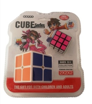 Set di 2 Cubi di Rubik Cubo 2x2 Mini Cubo 3x3 
