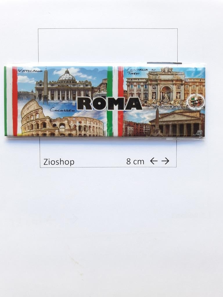 Calamita Magnete Frigo Souvenir Stampa Monumenti Roma Fridge Magnets 4124