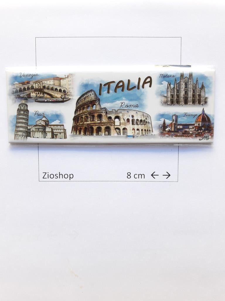 Calamita Magnete Frigo Souvenir Stampa Monumenti Italia Fridge Magnets 4127