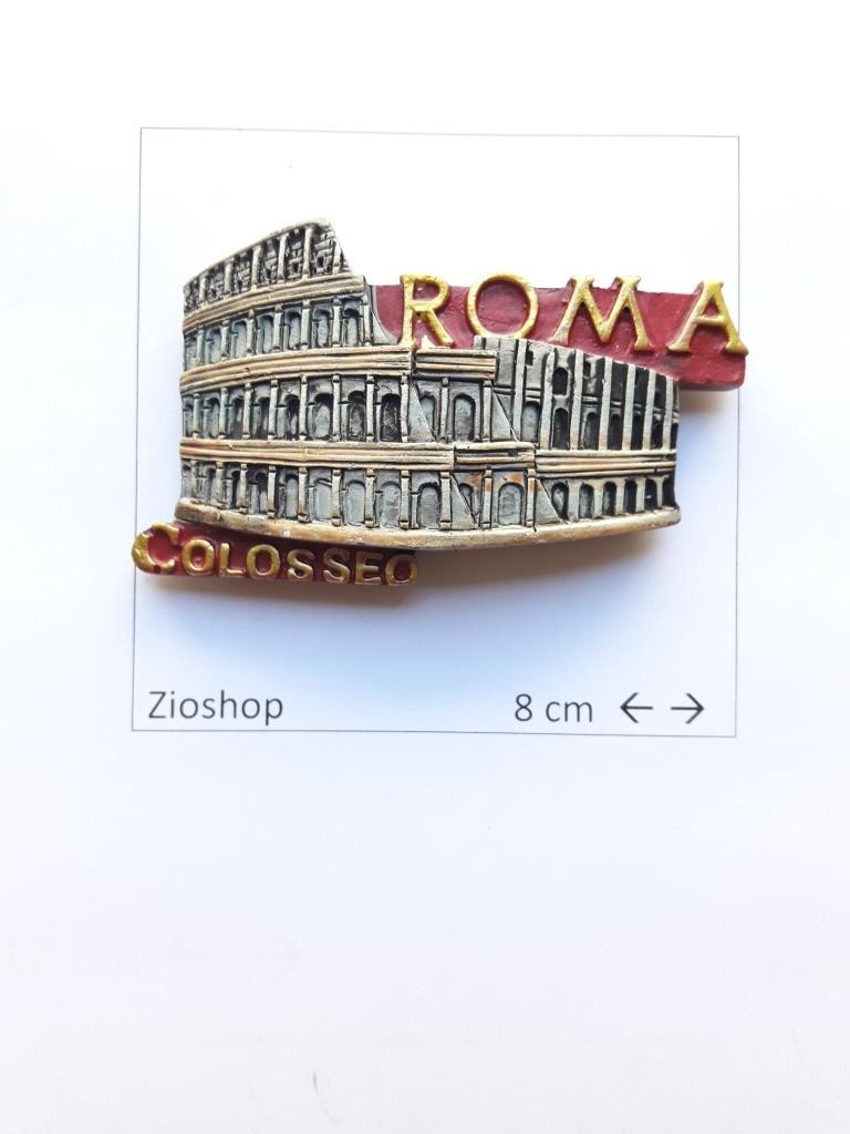 Calamita Frigo Magnete Souvenir ROMA COLOSSEO Fridge Magnet From Italy Rome