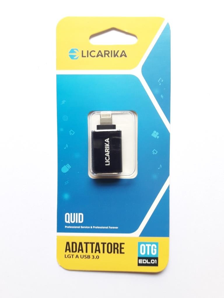  ADATTATORE OTG Da LIGHTNING iPhone Maschio a USB A 3.0 Femmina