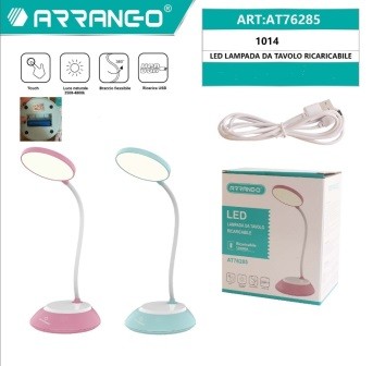 Lampada Luce a Led da Tavolo Scrivania Ufficio Ricaricabile Senza Fili Portatile
