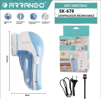 LEVAPELUCCHI ELETTRICO LEVA PELUCCHI RASALANA PORTATILE RICARICABILE USB RASA LANA 