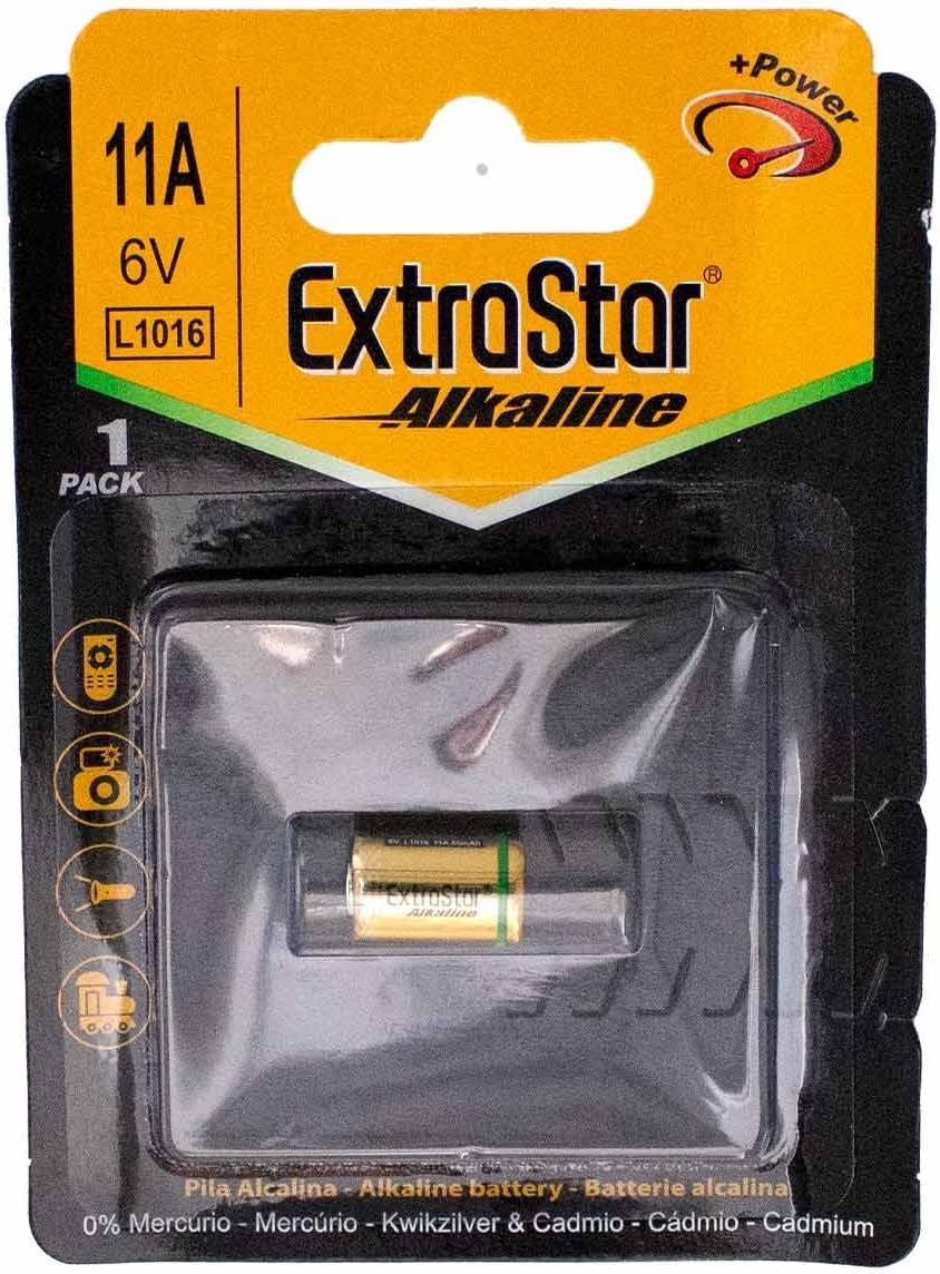 EXTRASTAR BATTERIA ALKALINE BATTERY 11A L1016 6V 55mAh