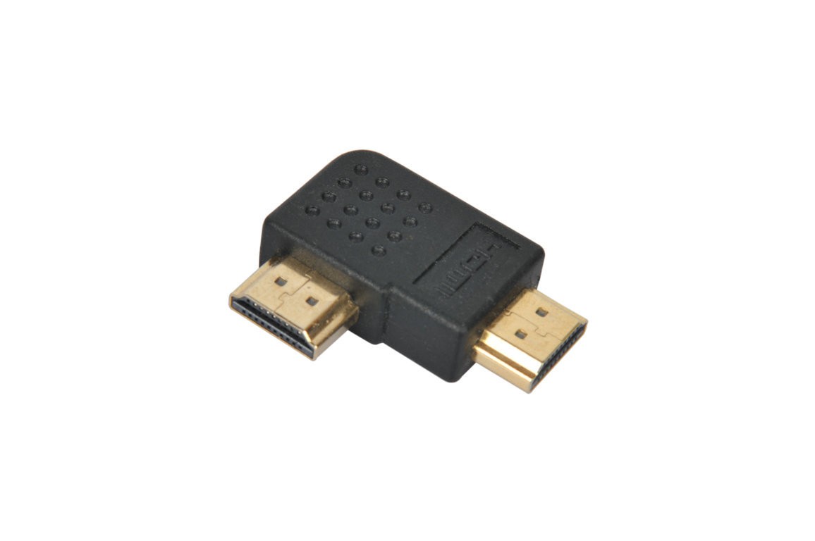 Adattatore HDMI M/M a "L" a 90 gradi