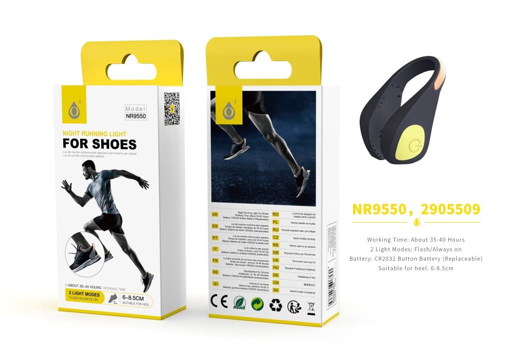 ONEPLUS LUCE DI POSIZIONE NOTTURNA SCARPE PER RUNNER NR9550 FLASH - ALWAYS ON 